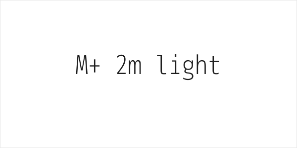 M+ 2m light Logo