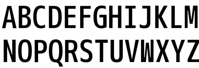 M+ 2m medium Schriftart Groß