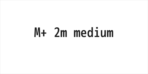 M+ 2m medium Logo