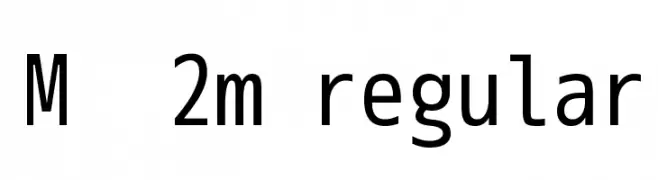 M+ 2m regular  baixar fontes gratis