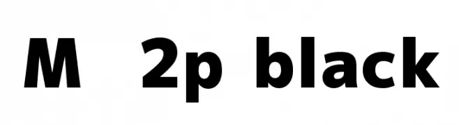 M+ 2p black  Descarca Fonturi Gratis