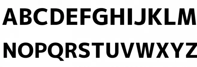 M+ 2p heavy Schriftart Groß