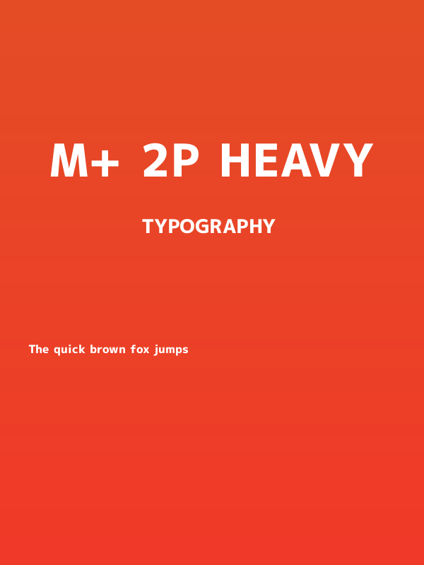 M+ 2p heavy Poster