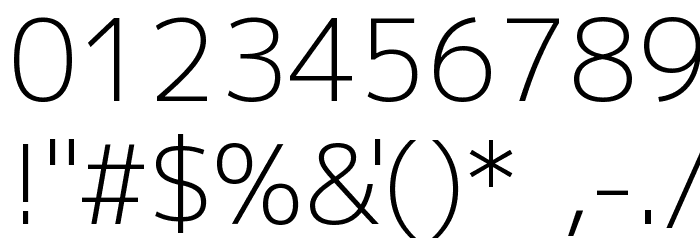 M+ 2p light Font OTHER CHARS