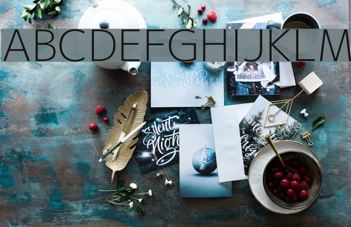 M+ 2p light Font examples