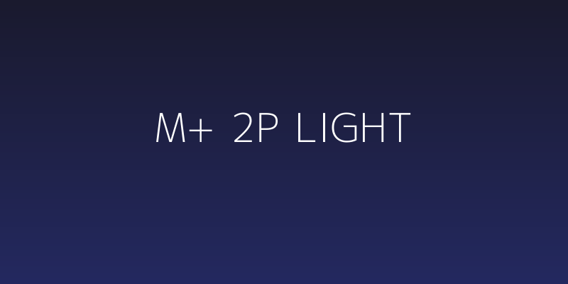 M+ 2p light Social Header