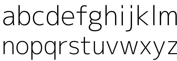 M+ 2p light Font LOWERCASE