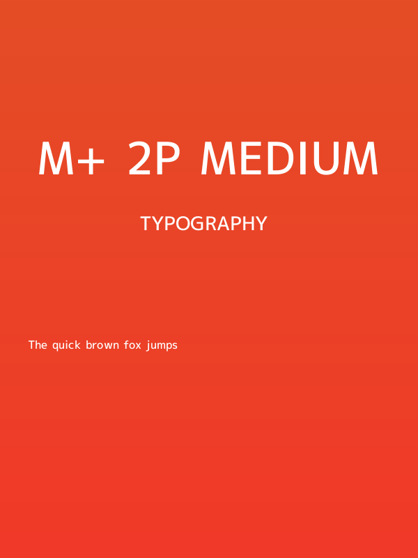 M+ 2p medium Poster