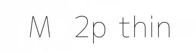 M+ 2p thin  baixar fontes gratis