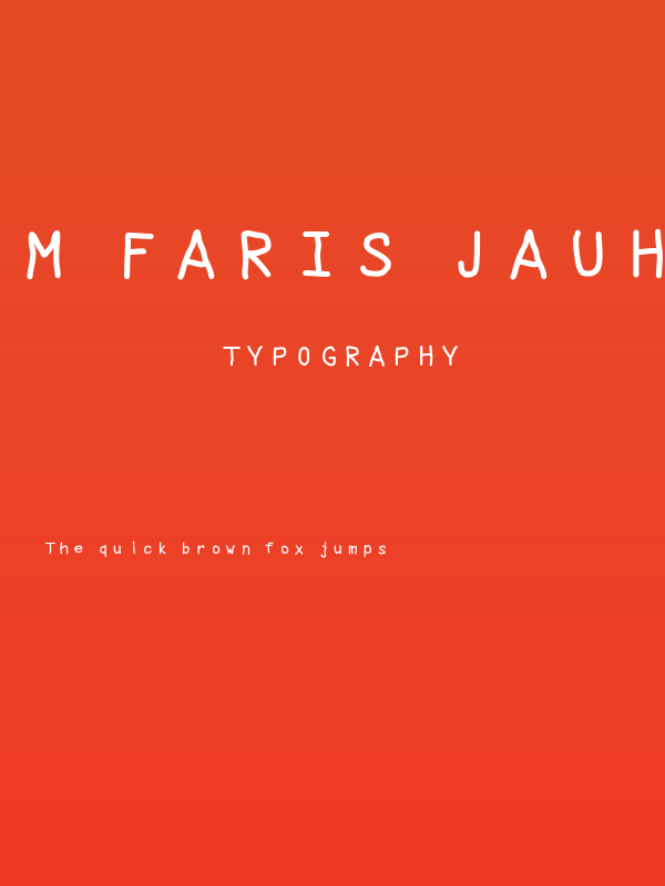 M Faris Jauhari Poster