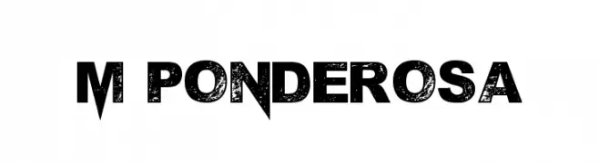 M Ponderosa  font caratteri gratis