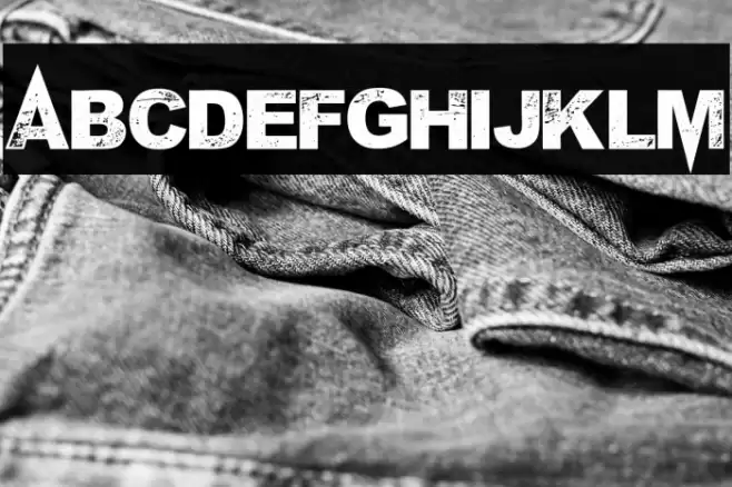 M Ponderosa Font examples