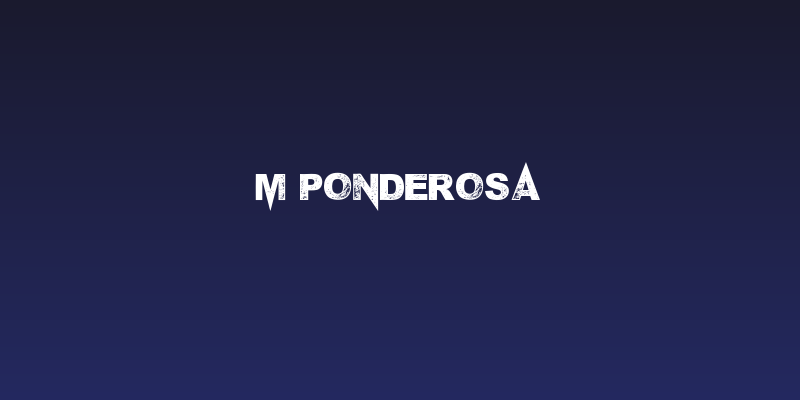 M Ponderosa Social Header