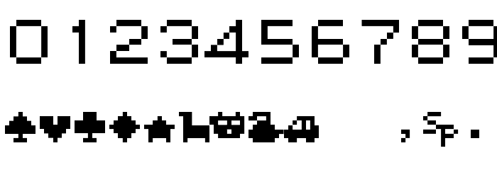 M02_STRIDER Font OTHER CHARS