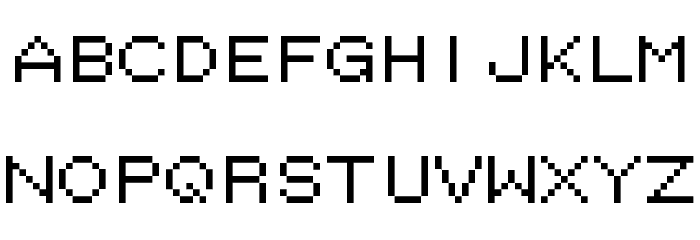 M02_STRIDER Font LOWERCASE