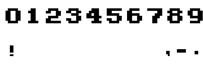 M04_FATAL FURY BLACK Font Alte caractere