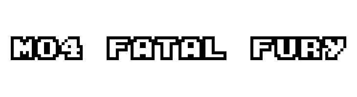 M04_FATAL FURY Font
