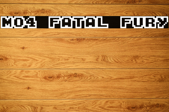 M04_FATAL FURY Font examples