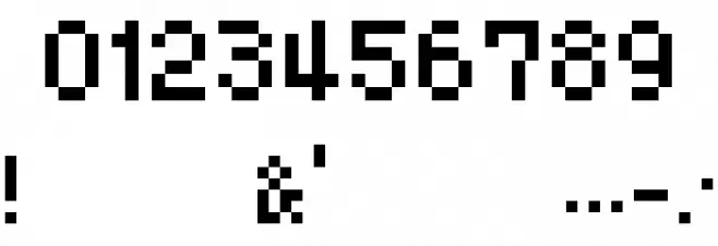 M05_DOKOITSU A Font OTHER CHARS