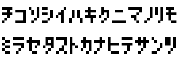 M05_DOKOITSU K Font LOWERCASE