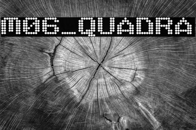 M06_QUADRA Font examples