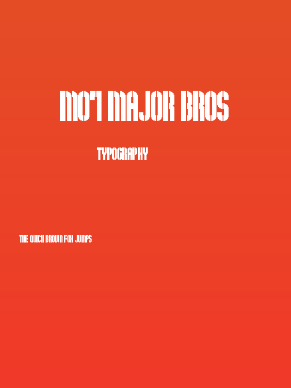 M07_MAJOR BROS Poster