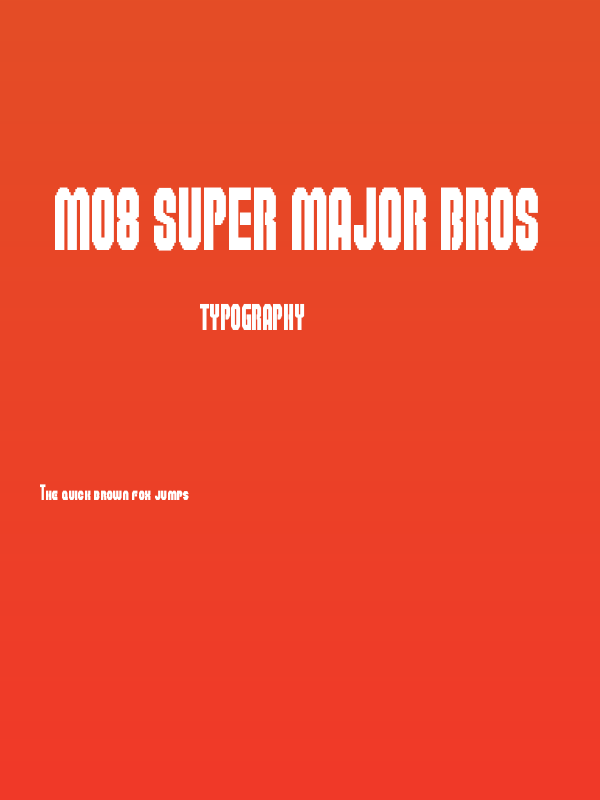 M08_SUPER MAJOR BROS Poster