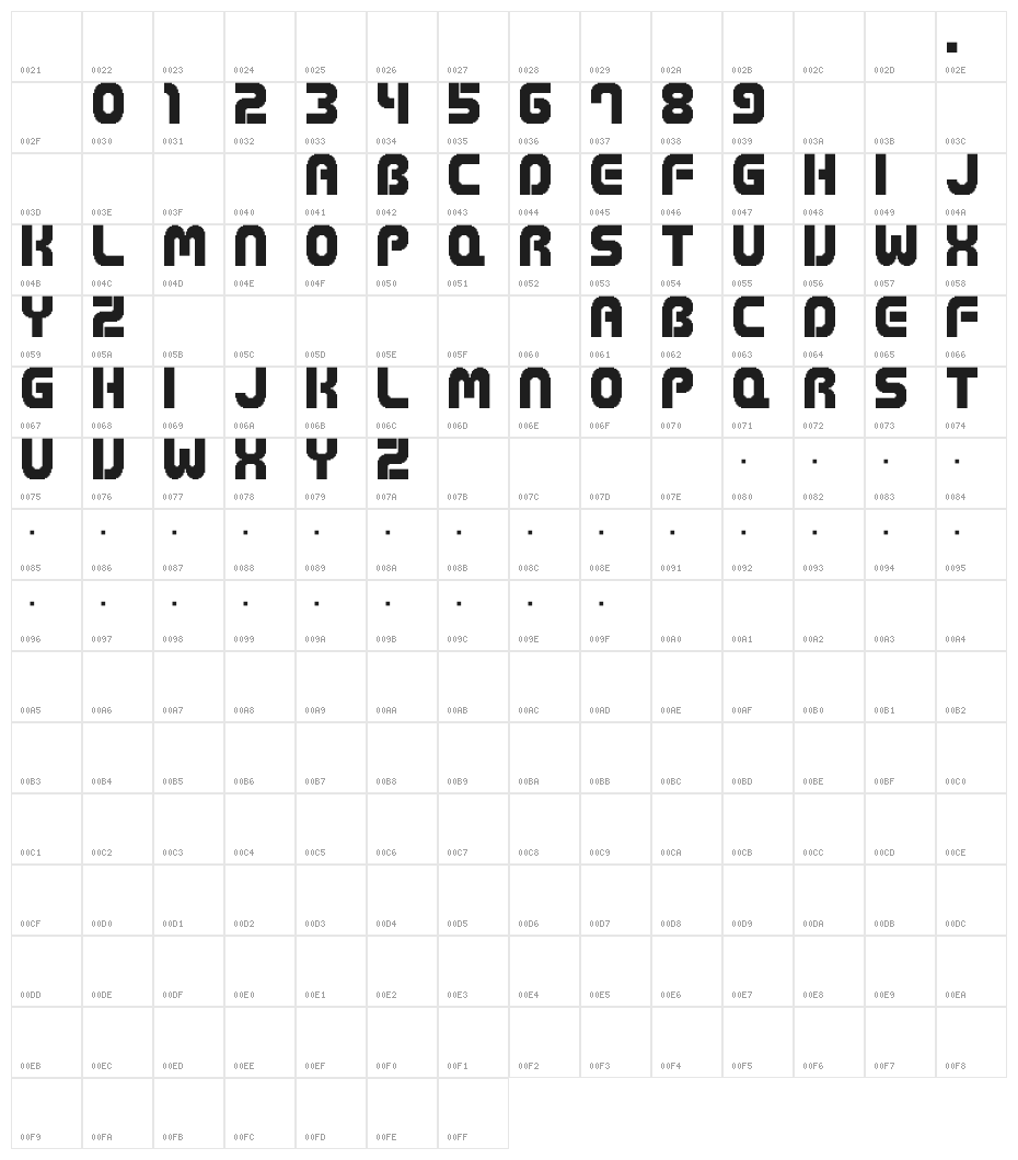 M09_ICE CLIMBING Character Map