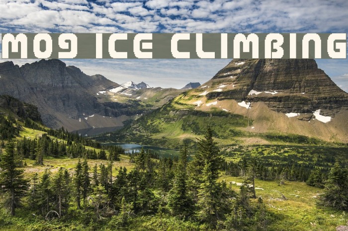 M09_ICE CLIMBING Font examples