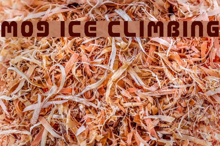 M09_ICE CLIMBING Font examples