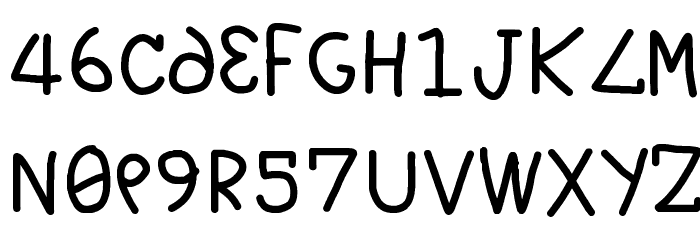 M0N0T3CHN0L0GY2407 Regular Font LOWERCASE