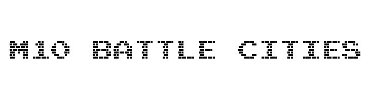 M10_BATTLE CITIES  Fuentes Gratis Descargar