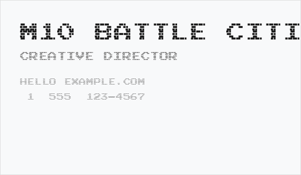 M10_BATTLE CITIES Business Card