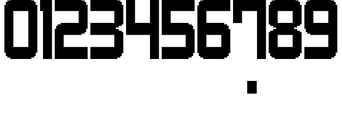 M11_BREAKING CREW Font OTHER CHARS