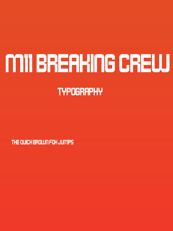 M11_BREAKING CREW Poster