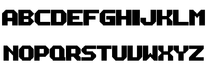 M12_MACH BIKER Font LOWERCASE