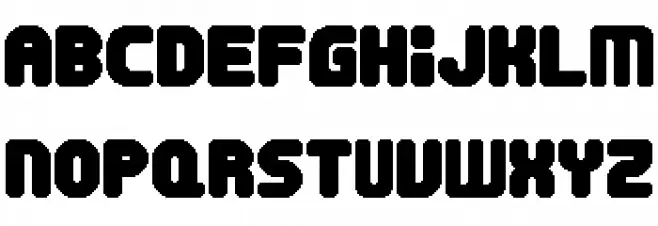 M14_DIG DUB Шрифта ВЕРХНИЙ