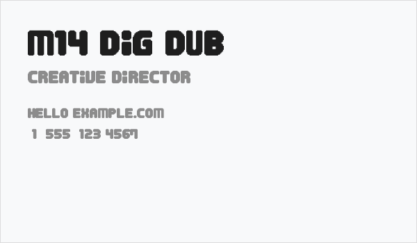 M14_DIG DUB Business Card