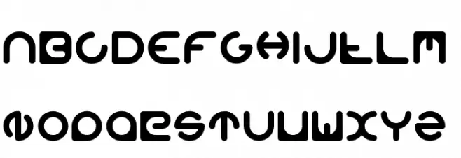 M150SimpleRoundFont Caratteri MAIUSCOLE