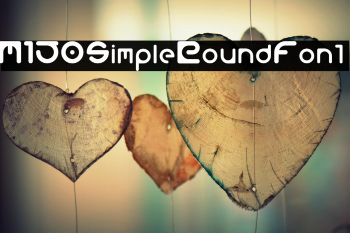 M150SimpleRoundFont Example 1