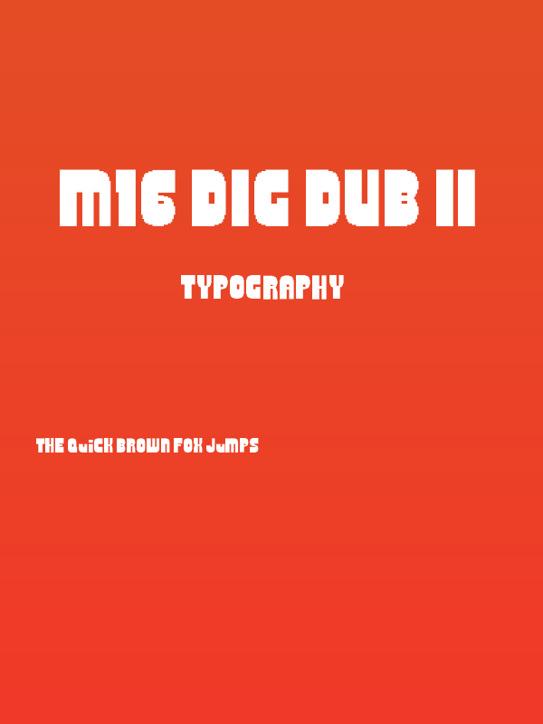 M16_DIG DUB II Poster