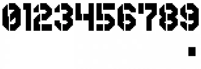 M17_FRONT MINE Font OTHER CHARS