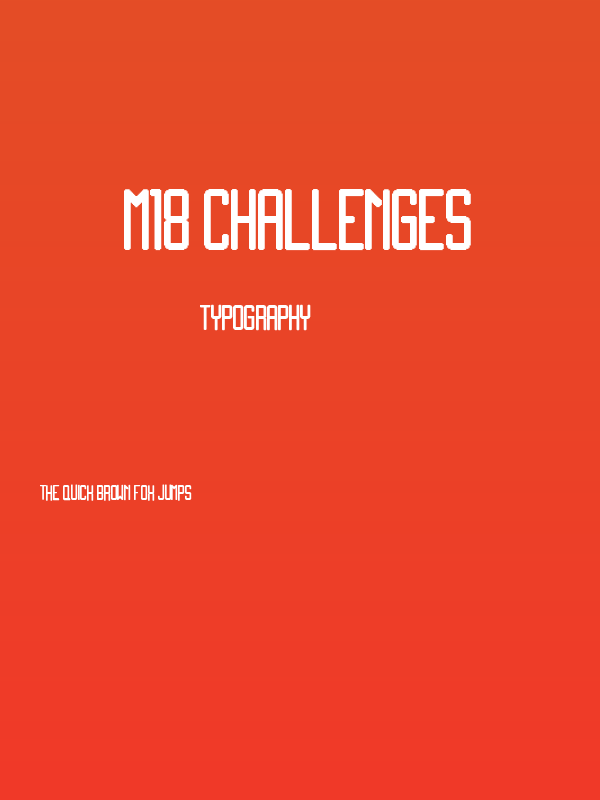 M18_CHALLENGES Poster