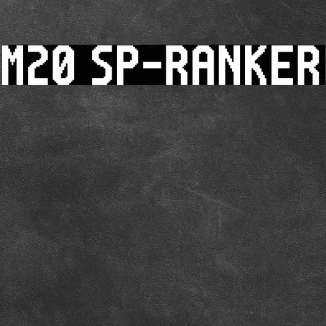 M20_SP-RANKER Caratteri examples