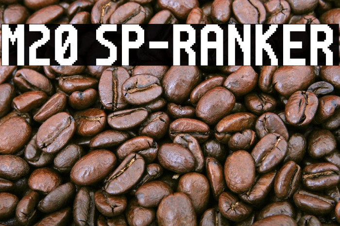 M20_SP-RANKER Font examples
