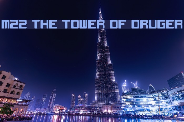 M22_THE TOWER OF DRUGER Font examples
