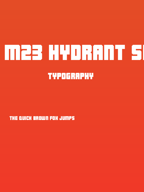 M23_HYDRANT SPECIAL Poster