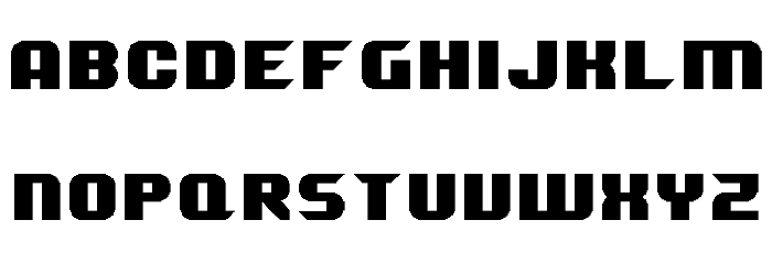 M25_F-0 RACE Font LOWERCASE