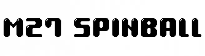 M27_SPINBALL  تنزيل الخطوط
