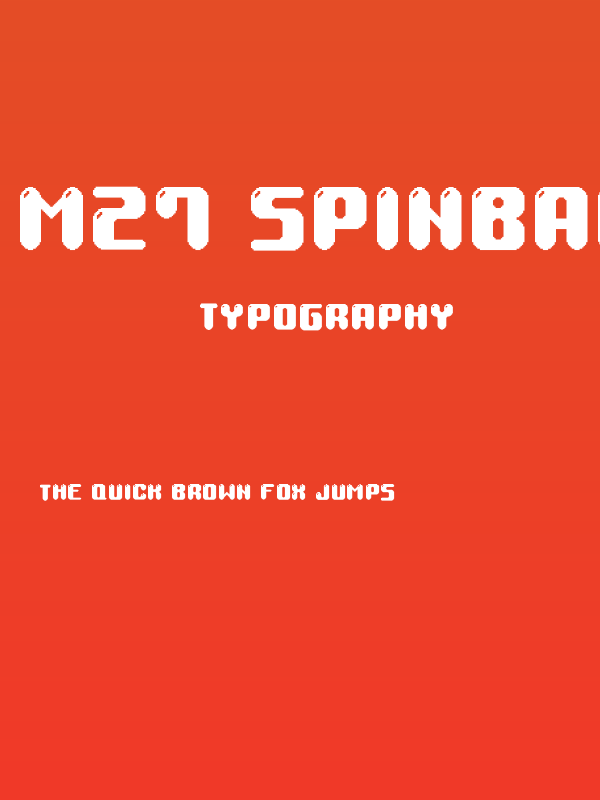 M27_SPINBALL Poster